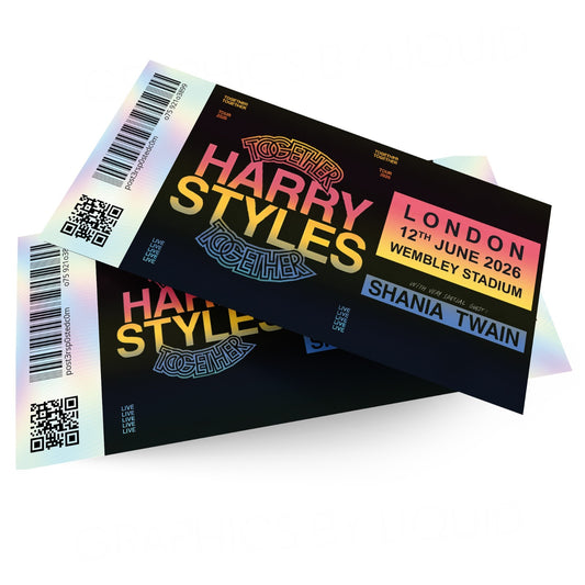Harry Styles Together Together 2026 Souvenir Fan Gift Keepsake Reveal Ticket