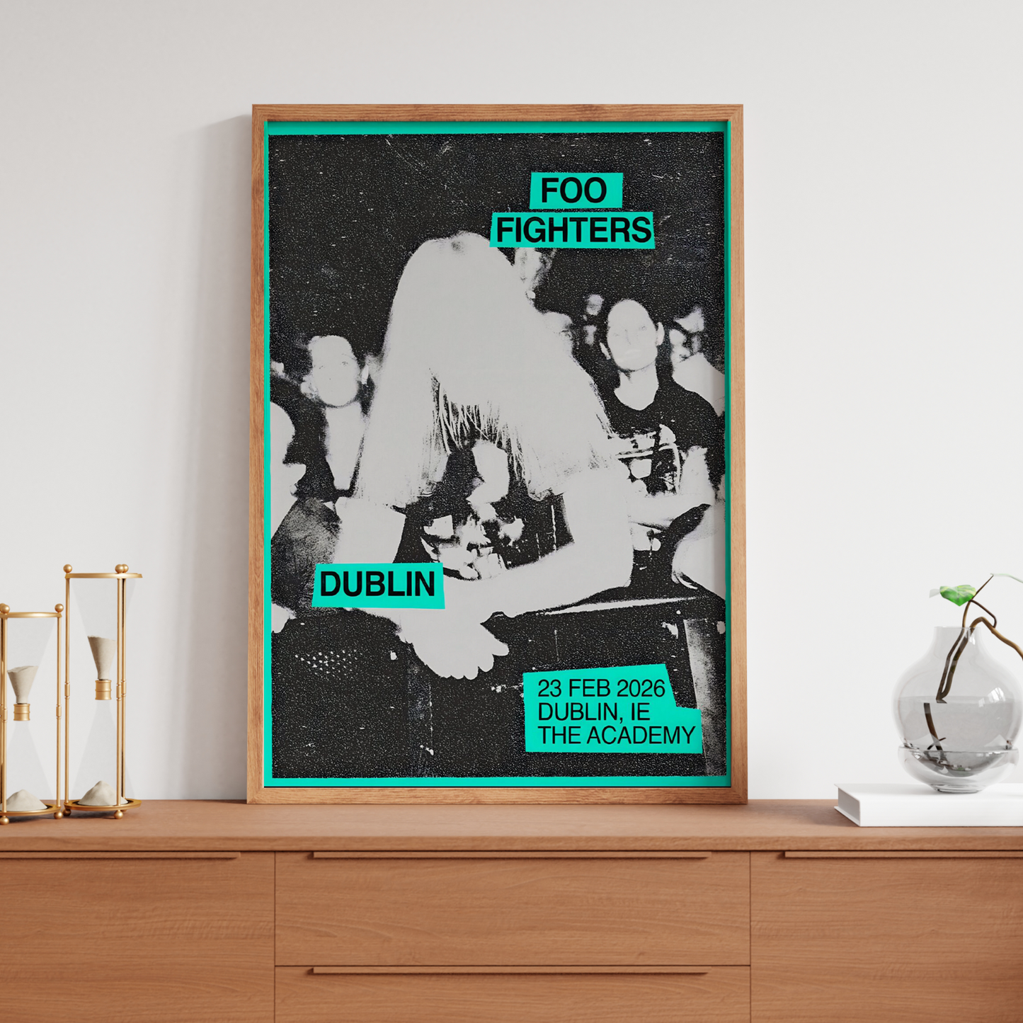Foo Fighters Poster Concert Print 23th Feb Dublin The Academy Foo Fighters Fan