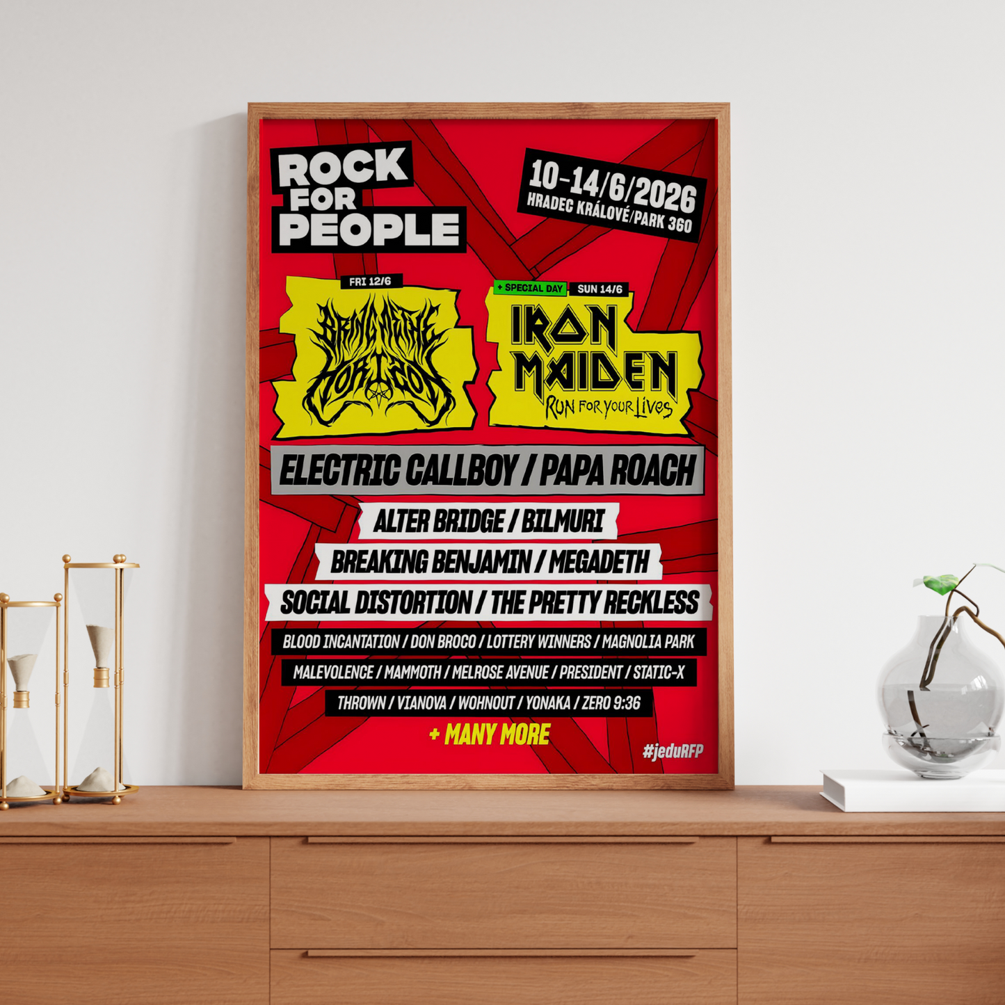 Rock For People Festival Poster 2026 Line Up Festival Music Print A5-A3 For Fans