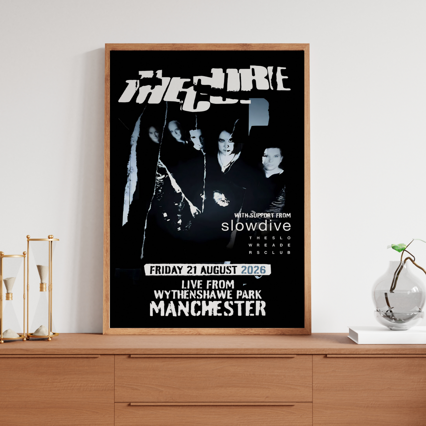 The Cure Poster 2026 Summer Concert Manchester 21 Aug Poster A5 A4 A3 For Rock