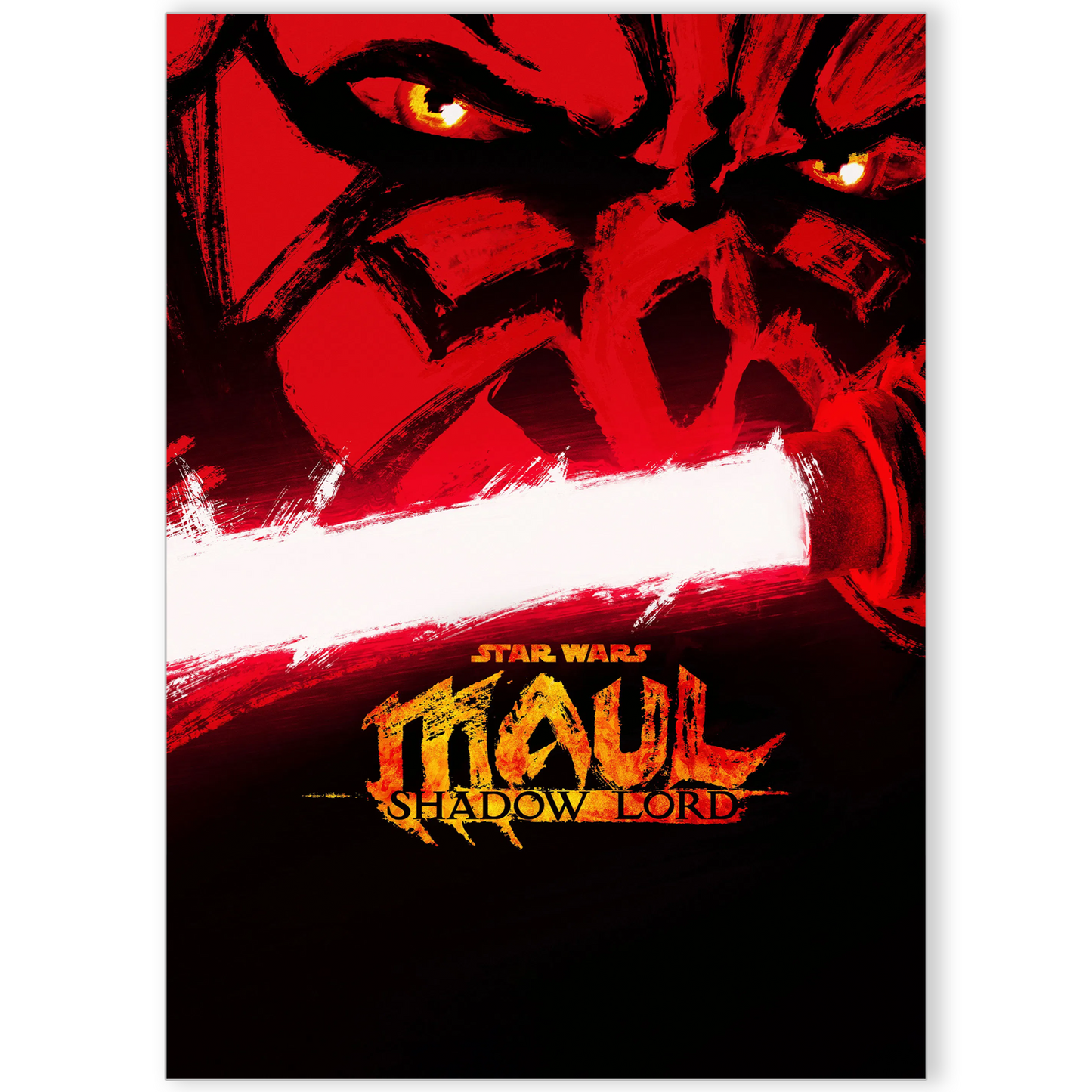 Star Wars Maul Shadow Lord TV Series Teaser Poster Bedroom Wall Decor A5-A3