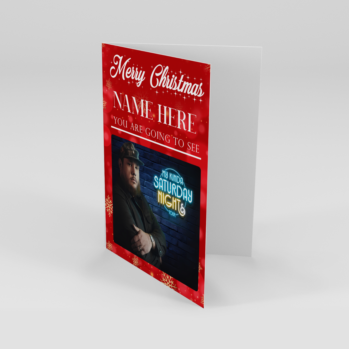 You're Going To See Luke Combs Card Christmas You're Going To See Card For Fans