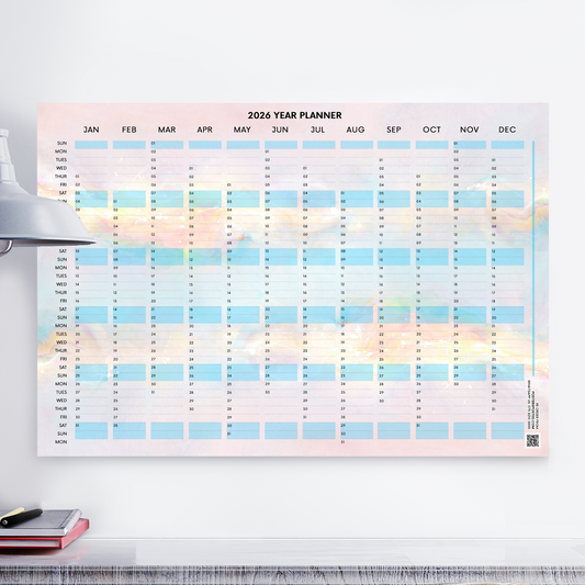 2026 Wall Planner Calendar Full Year Calendar Office Work Home A5 A4 A3
