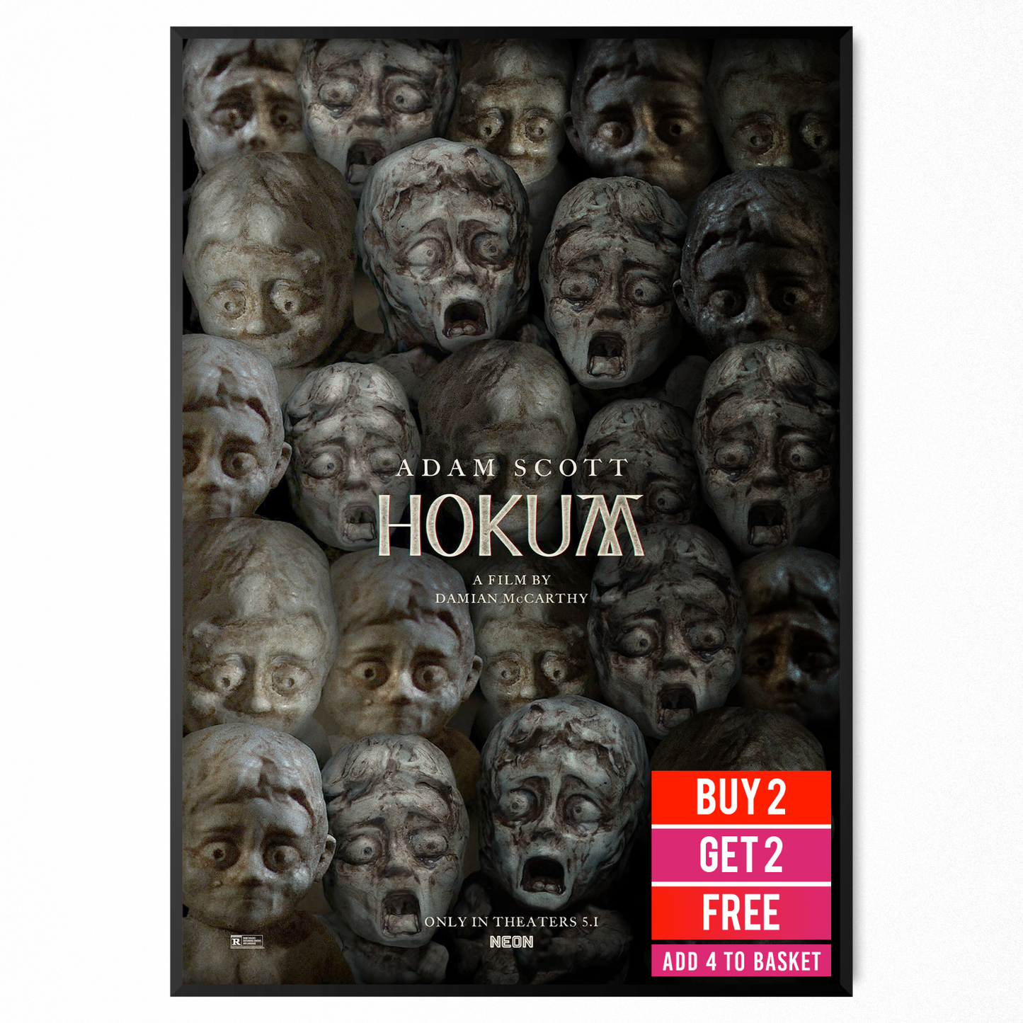 Hokum Movie Poster 2026 Film Print Bedroom Home Room Decor A5 A4 A3 Horror