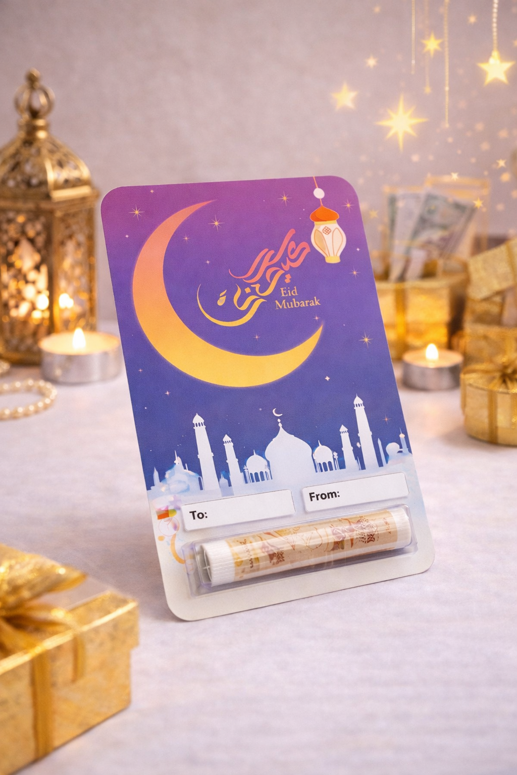 Eid Mubarak Money Wallet Eidi Gift Card Holder Islamic Ramadan Cash Gift