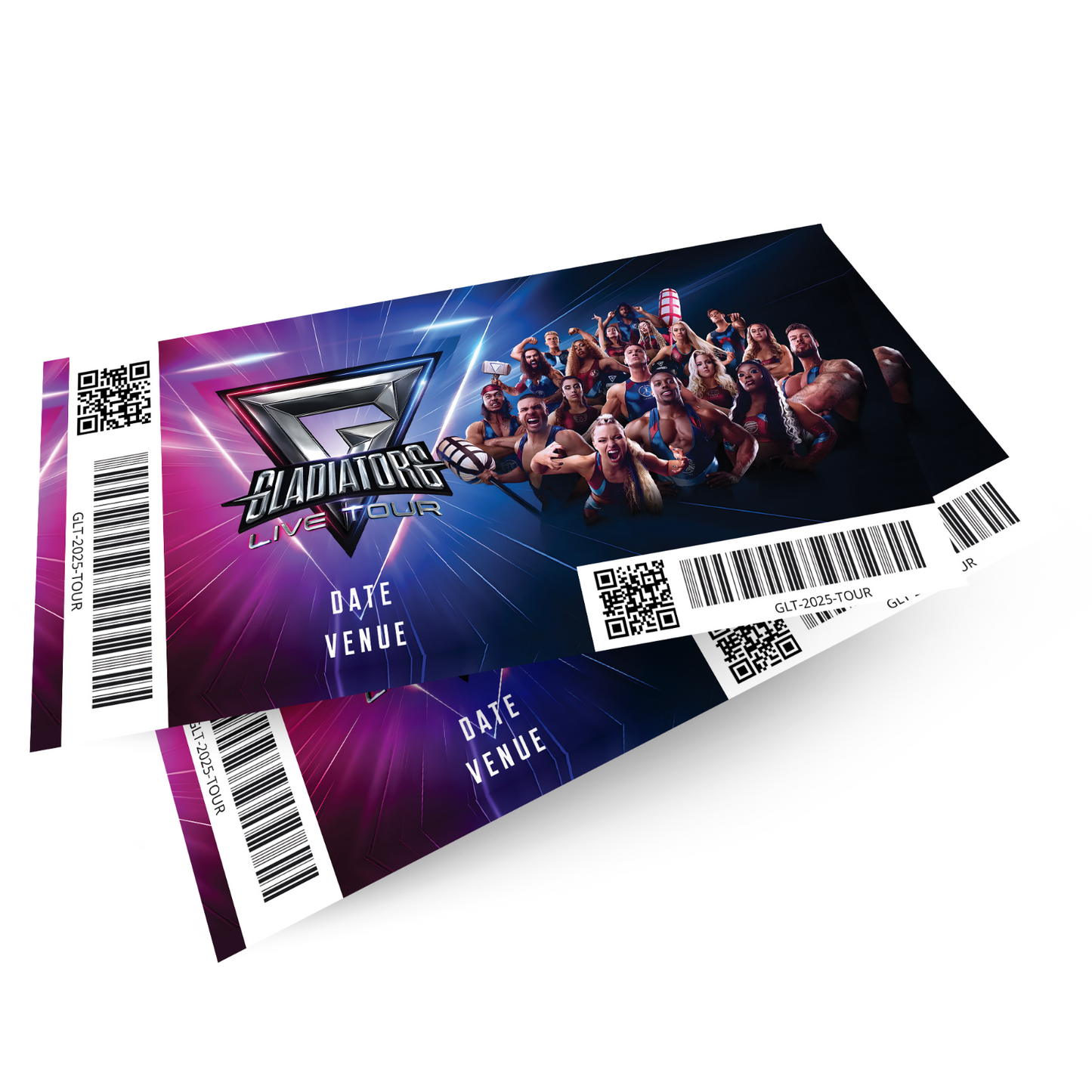 Gladiators Live Tour 2025 UK Tour Personalised Keepsake Novelty Gift Reveal