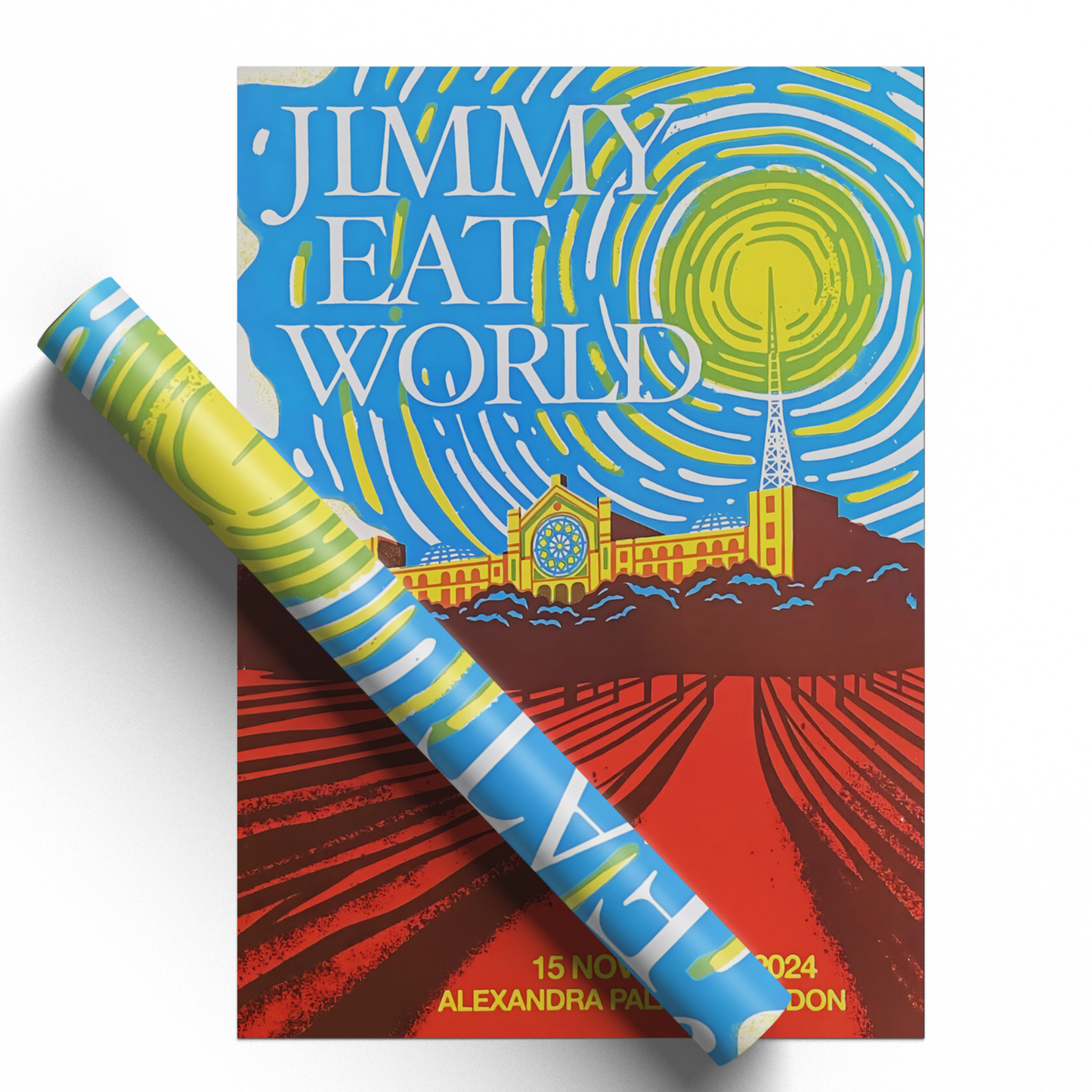 Jimmy Eat World UK Tour Poster November 15 2024 London UK Music Poster A5-A3