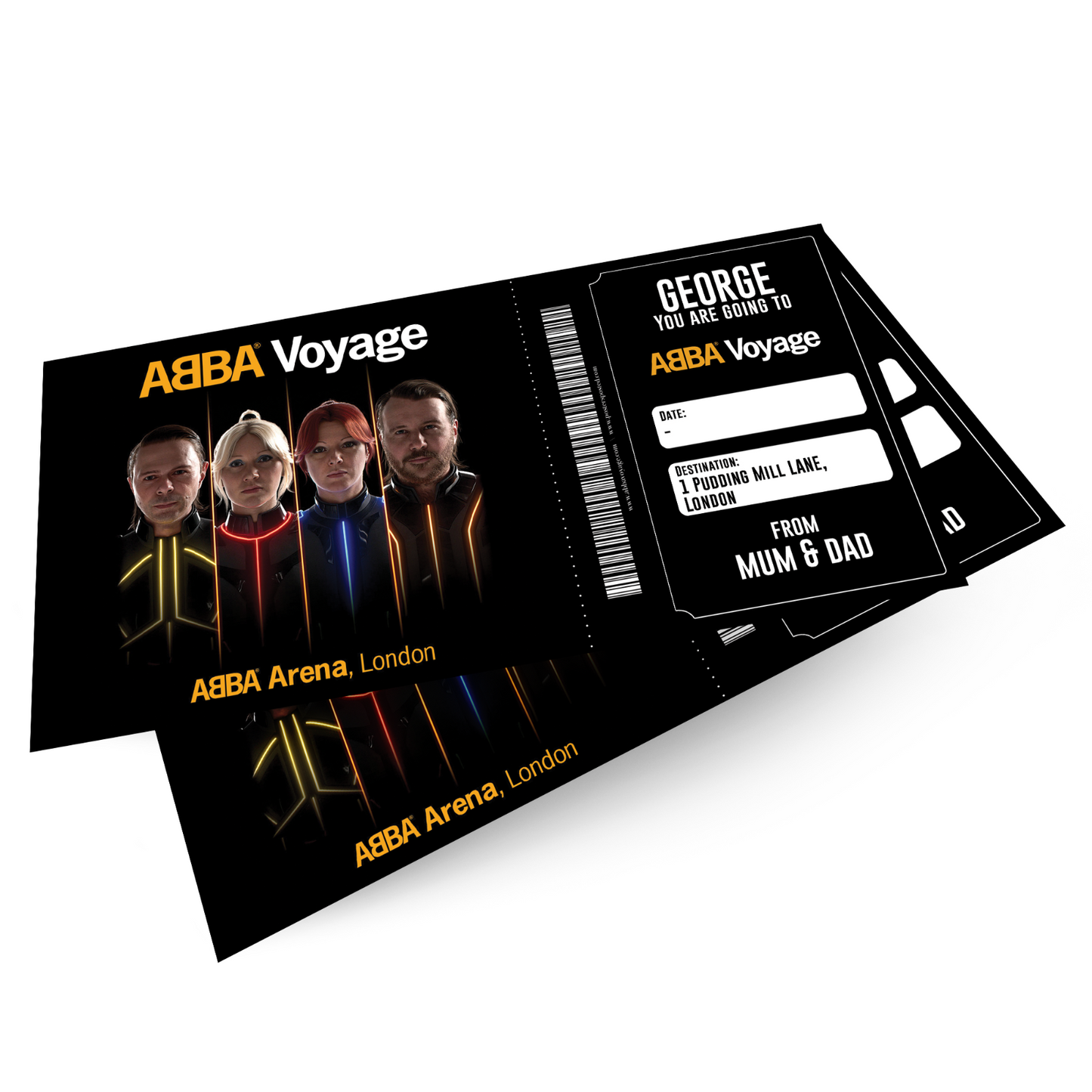 ABBA VOYAGE CONCERT ticket gift Birthday Surprise Any OCCASION Gift Ticket