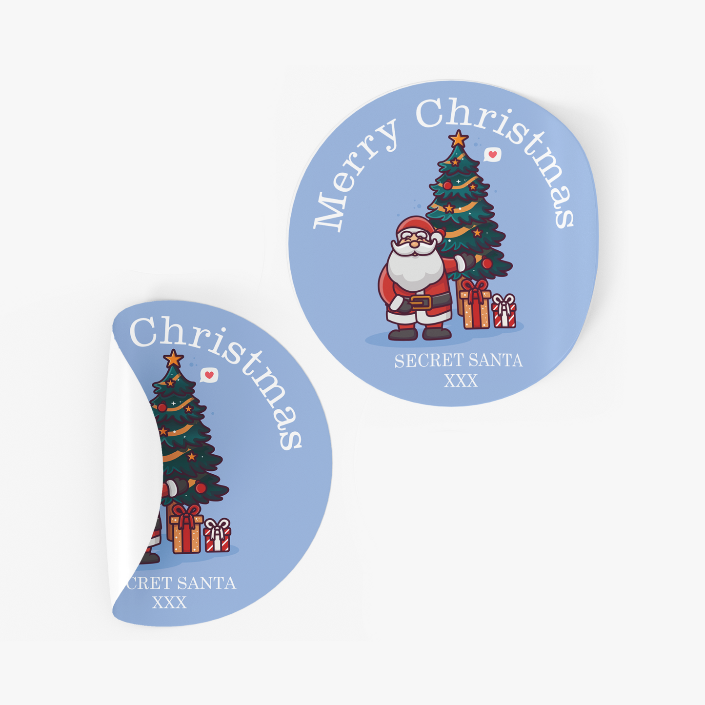 Christmas Stickers Secret Santa Sticker Father Christmas Presents Labels