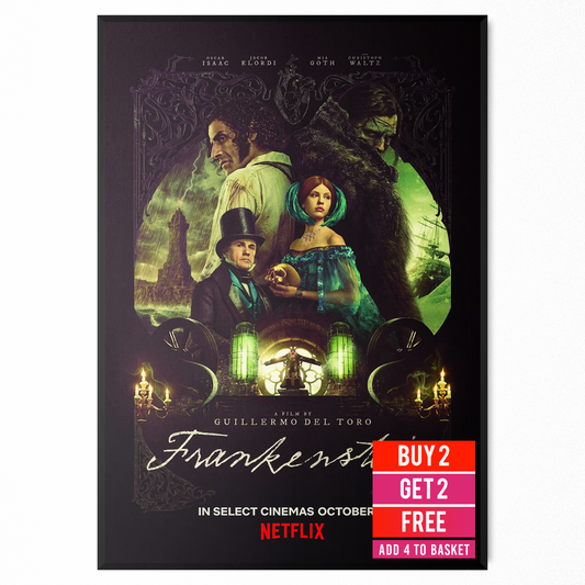 Frankenstein Movie Poster Official Poster Horror Film Print 2025 Print A5 A4 A3