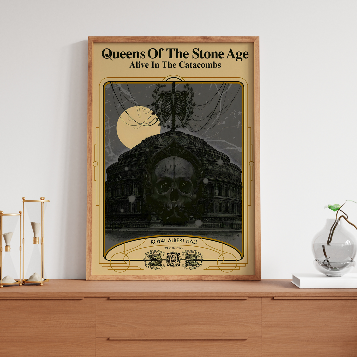 Queens of the Stone Age Concert Poster Print 29th Oct For Rock Fans A5 A4 A3