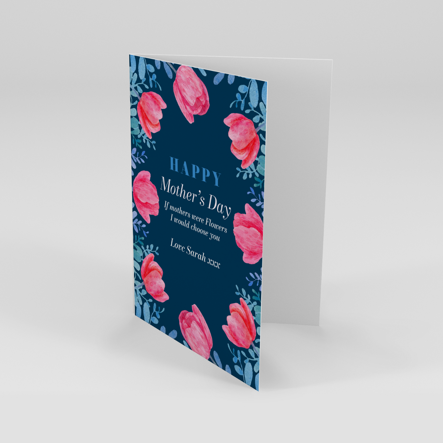 Mothers Day Card Personalised Gift Card From Son Daughter Mum Mummy Mother Mama