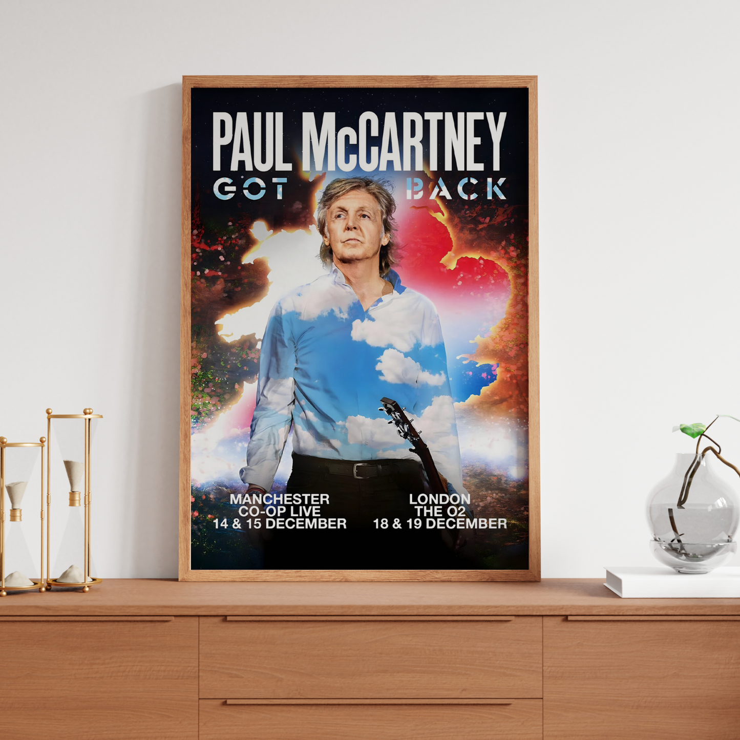 Paul McCartney Concert Poster Got Back Concert 2024 For Paul McCartney Fans