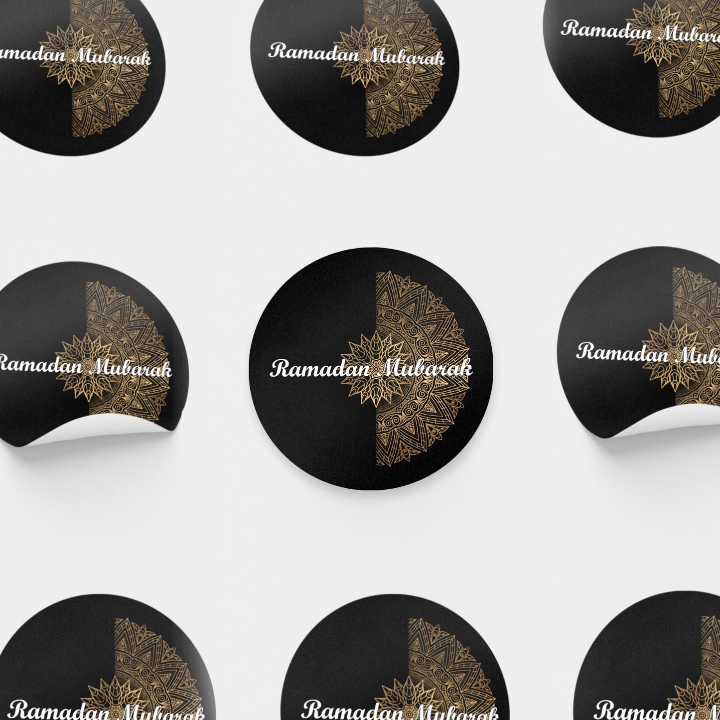 RAMADAN MUBARAK non Personalised Stickers Islamic CELEBRATION Ramadan Stickers