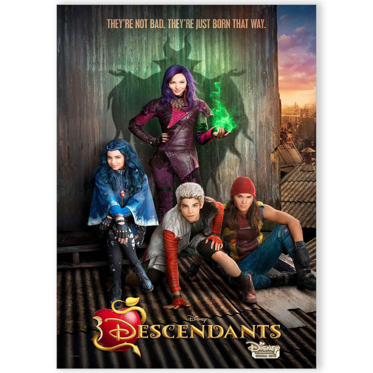 Disney Descendants Movie Poster Kids Art Print Gift A5 A4 A3 Print Room Decor
