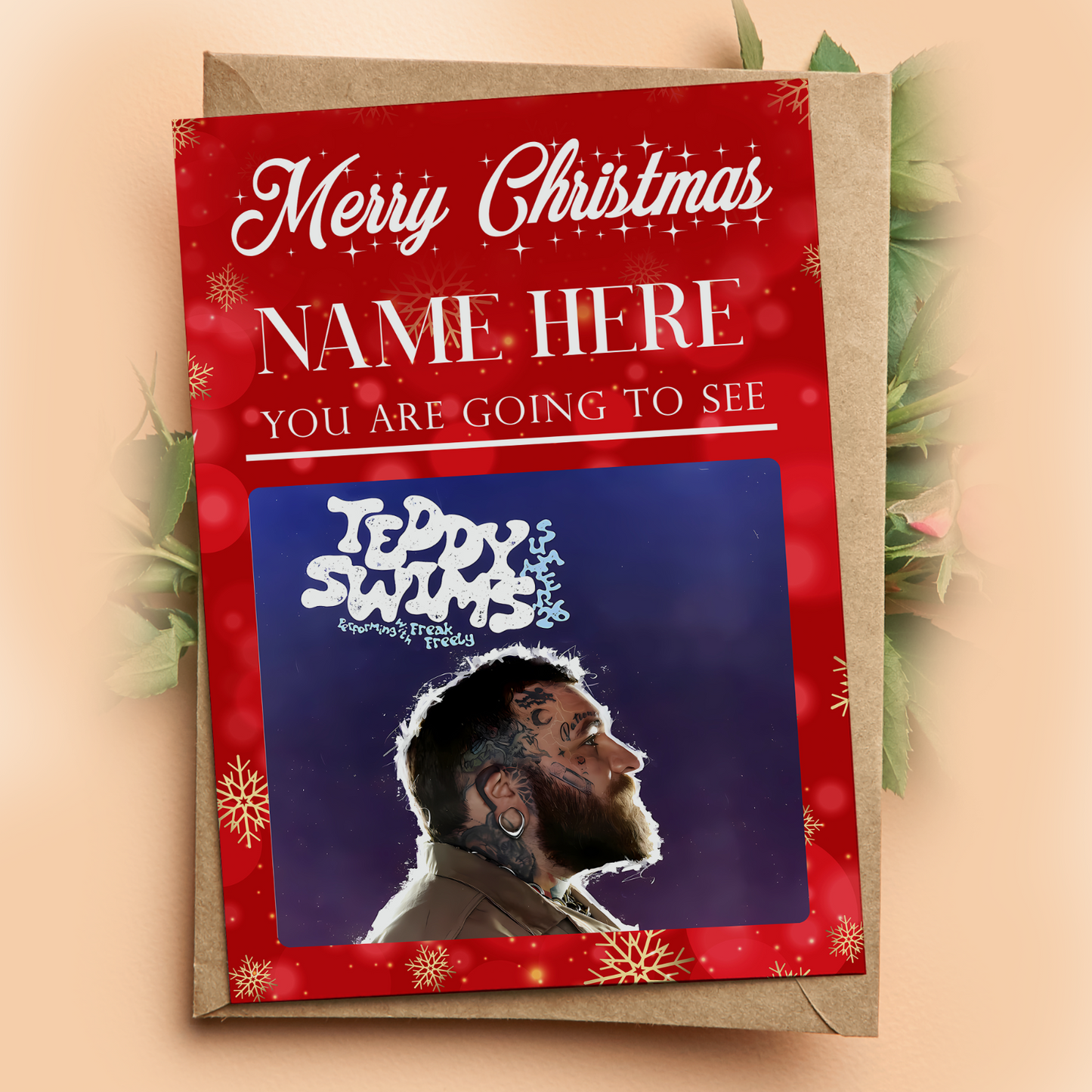 You're Going To See Teddy Swim Card Christmas You're Going To See Card For Fans
