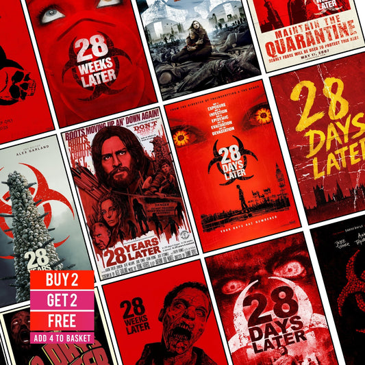 28 Years Later 2025 Teaser Posters A5 A4 A3 All Movies Poster Print Film Set Art