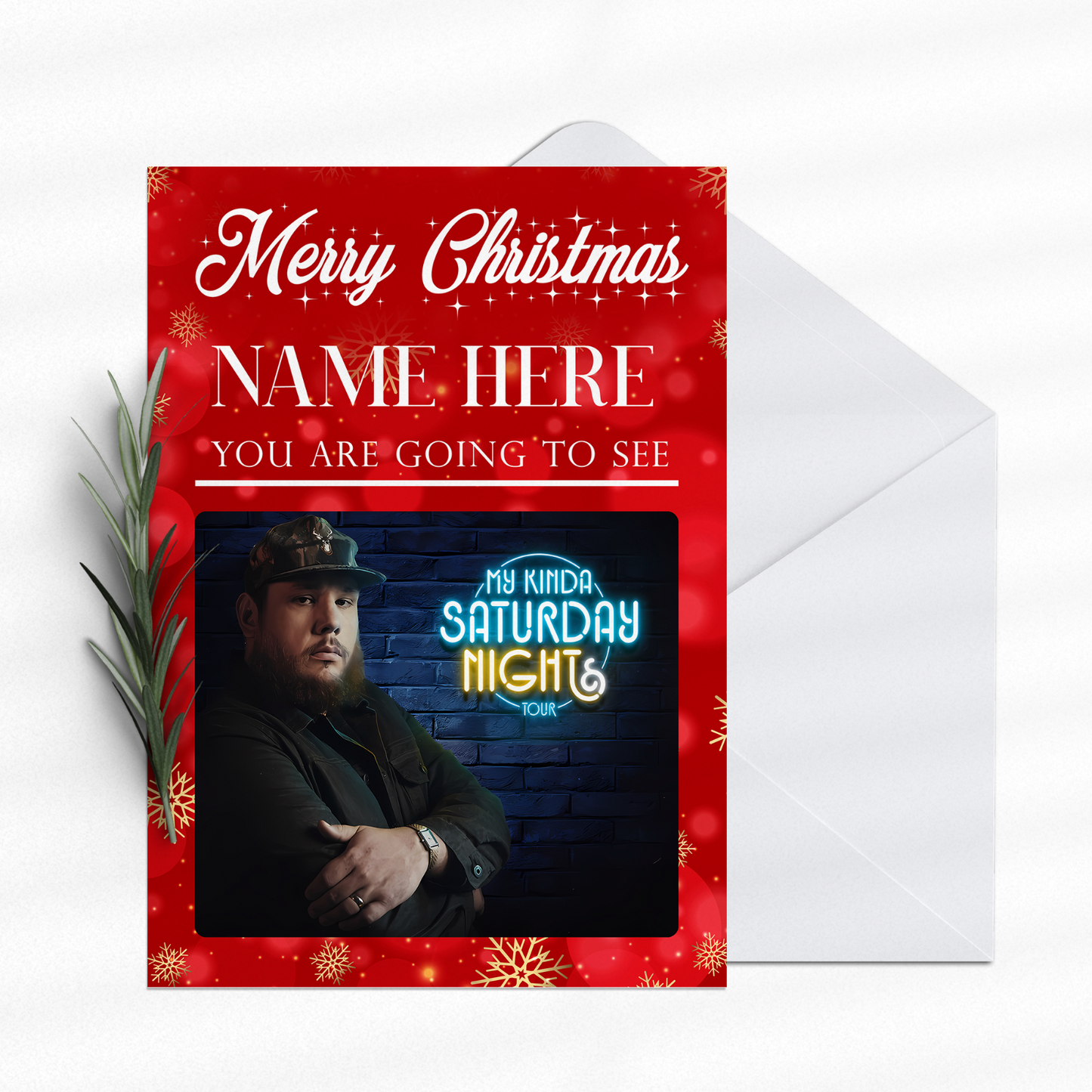 You're Going To See Luke Combs Card Christmas You're Going To See Card For Fans