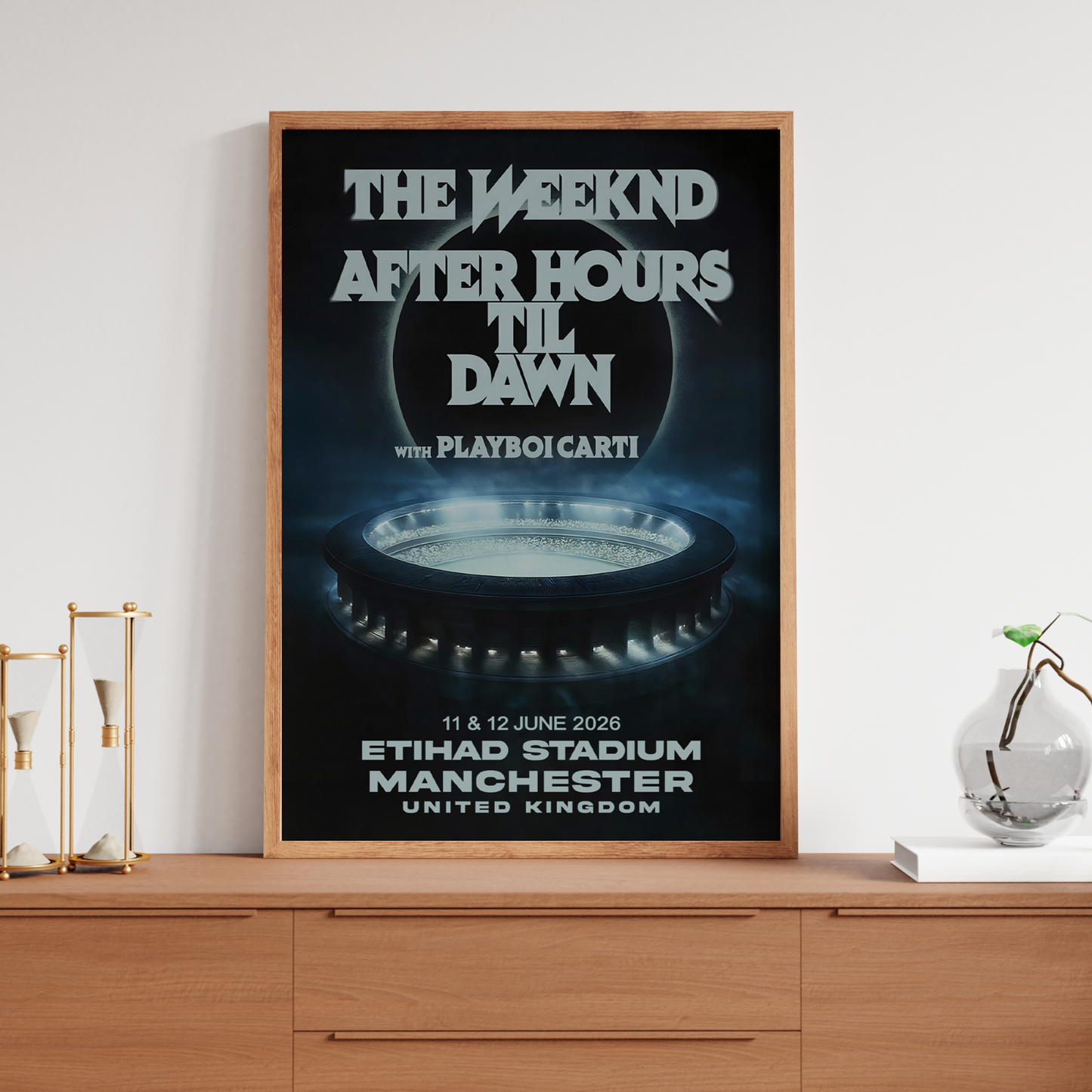 The Weeknd Poster 2026 Concert Poster For Weeknd Fans Manchester Concert Print