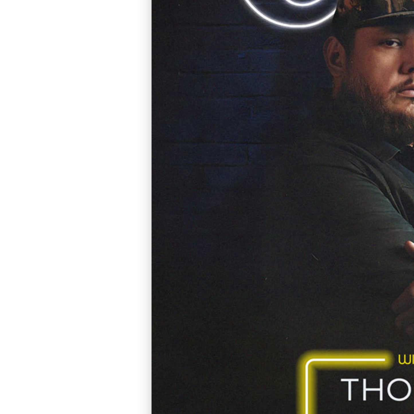 Luke Combs Concert Poster 31 July  - 1 August London My Kinda Saturday Night