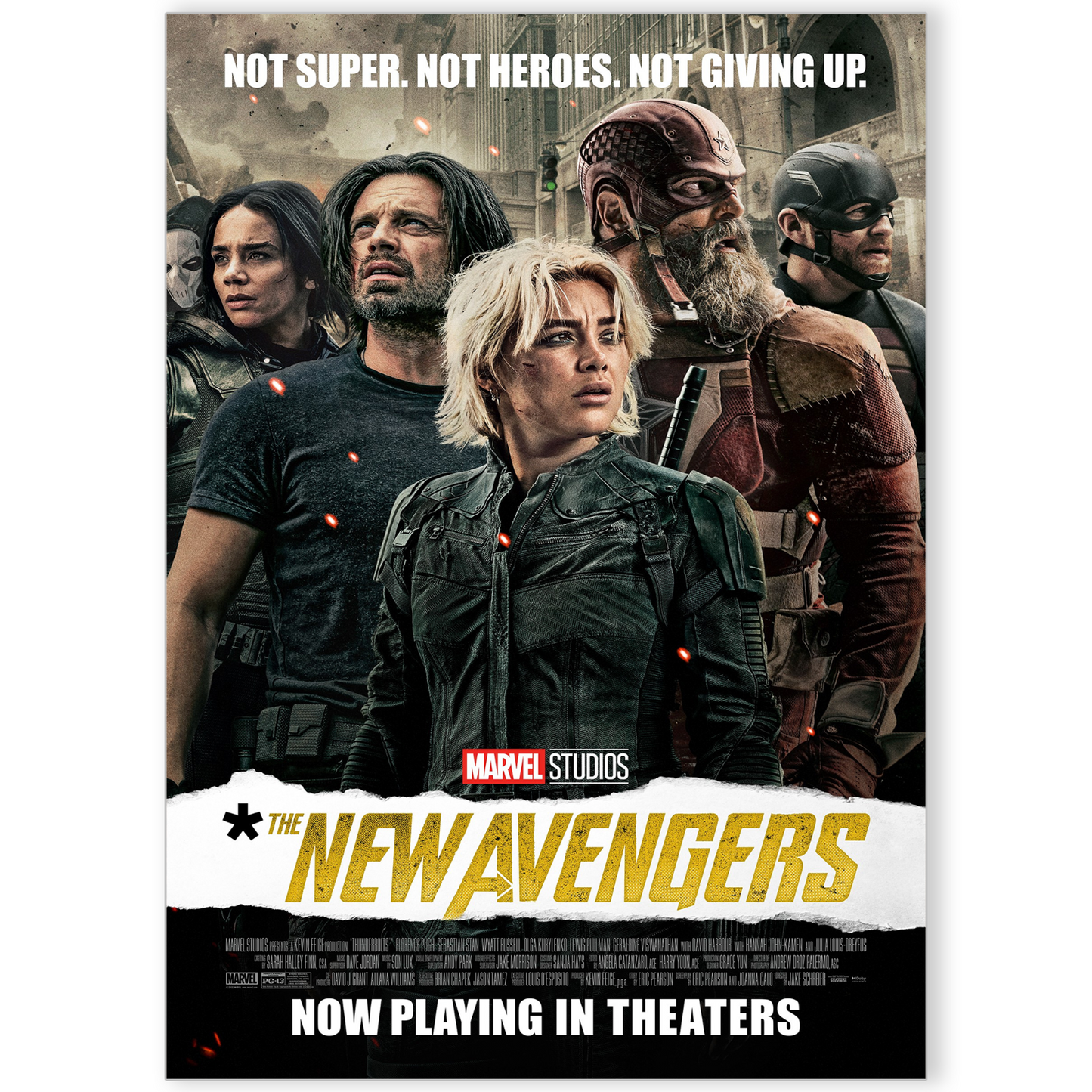 Thunderbolts 2025 Movie Poster The New Avengers Movie 2025 Poster A5-A3