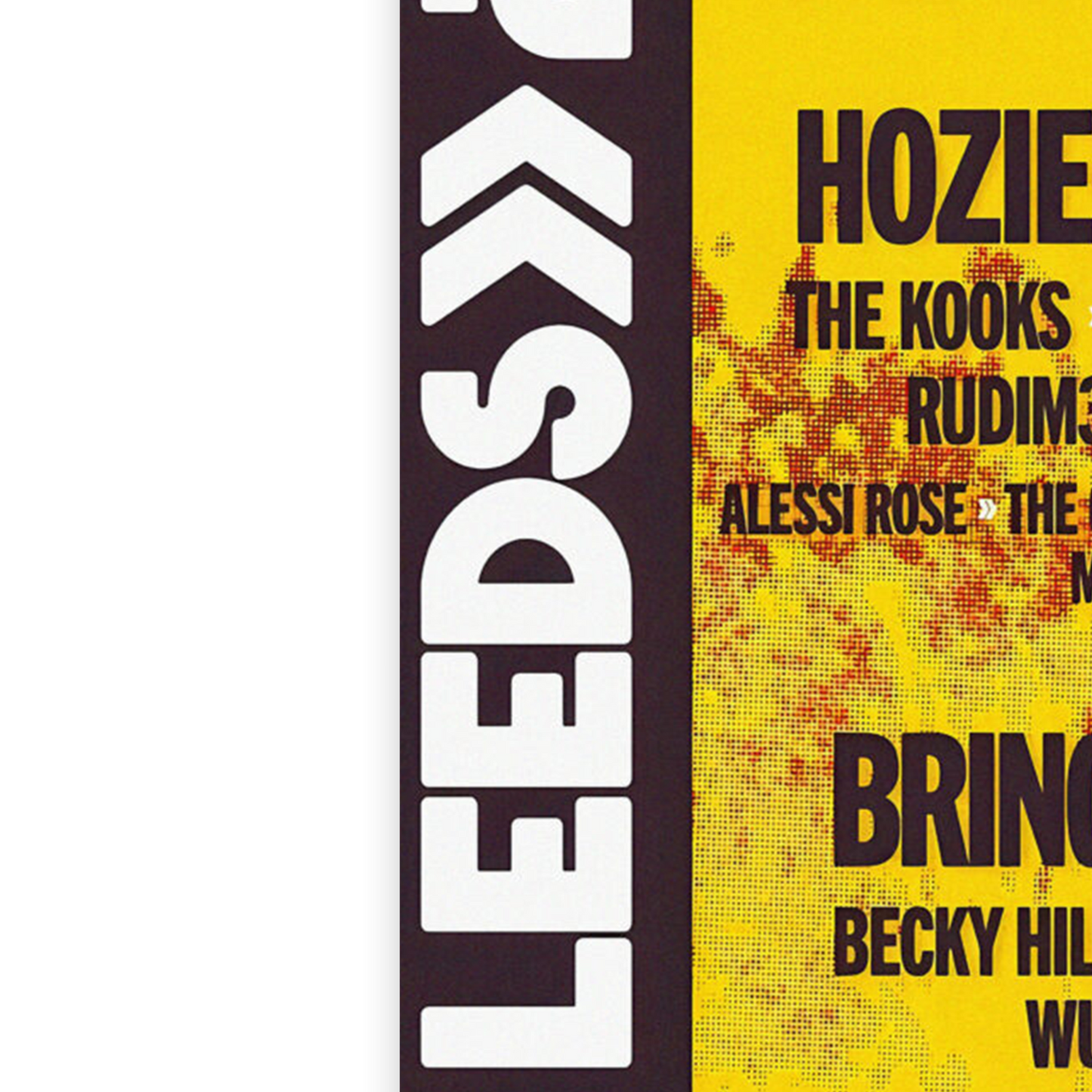 Leeds Festival Poster 2025 Bring Me The Horizon, Chappell Roan Music Festival