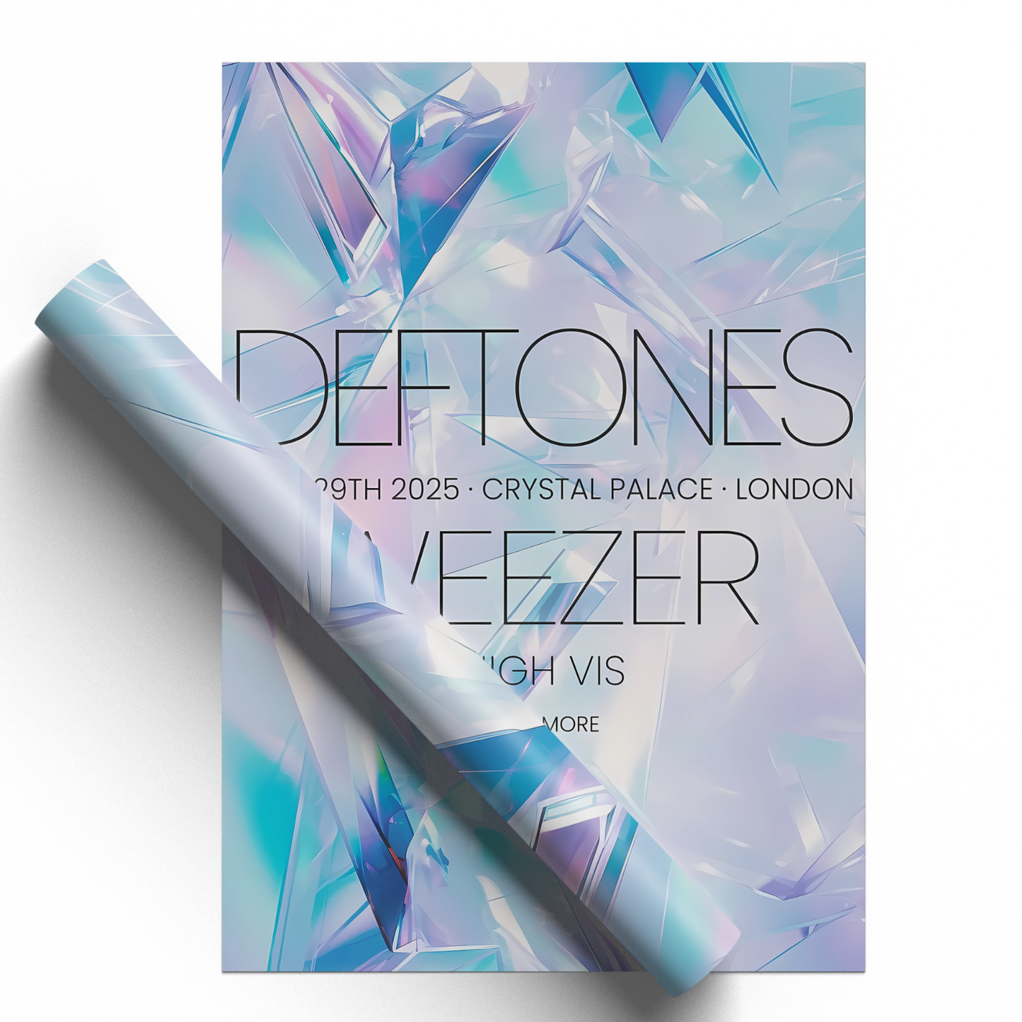 Deftones Poster Tour UK Tour 29 June 2025 Poster Deftones Fans Music Metal Band