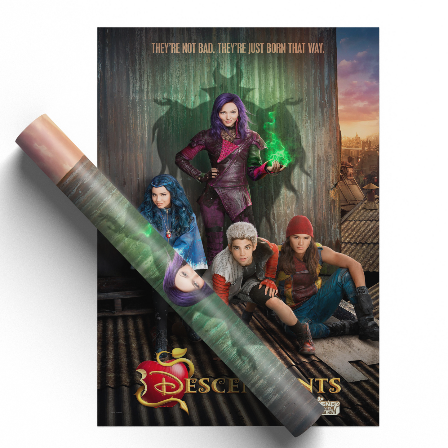 Disney Descendants Movie Poster Kids Art Print Gift A5 A4 A3 Print Room Decor