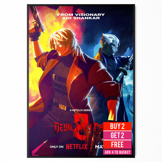 Devil May Cry TV Series Poster Season 2 Poster Bedroom Decor For DMC Fan