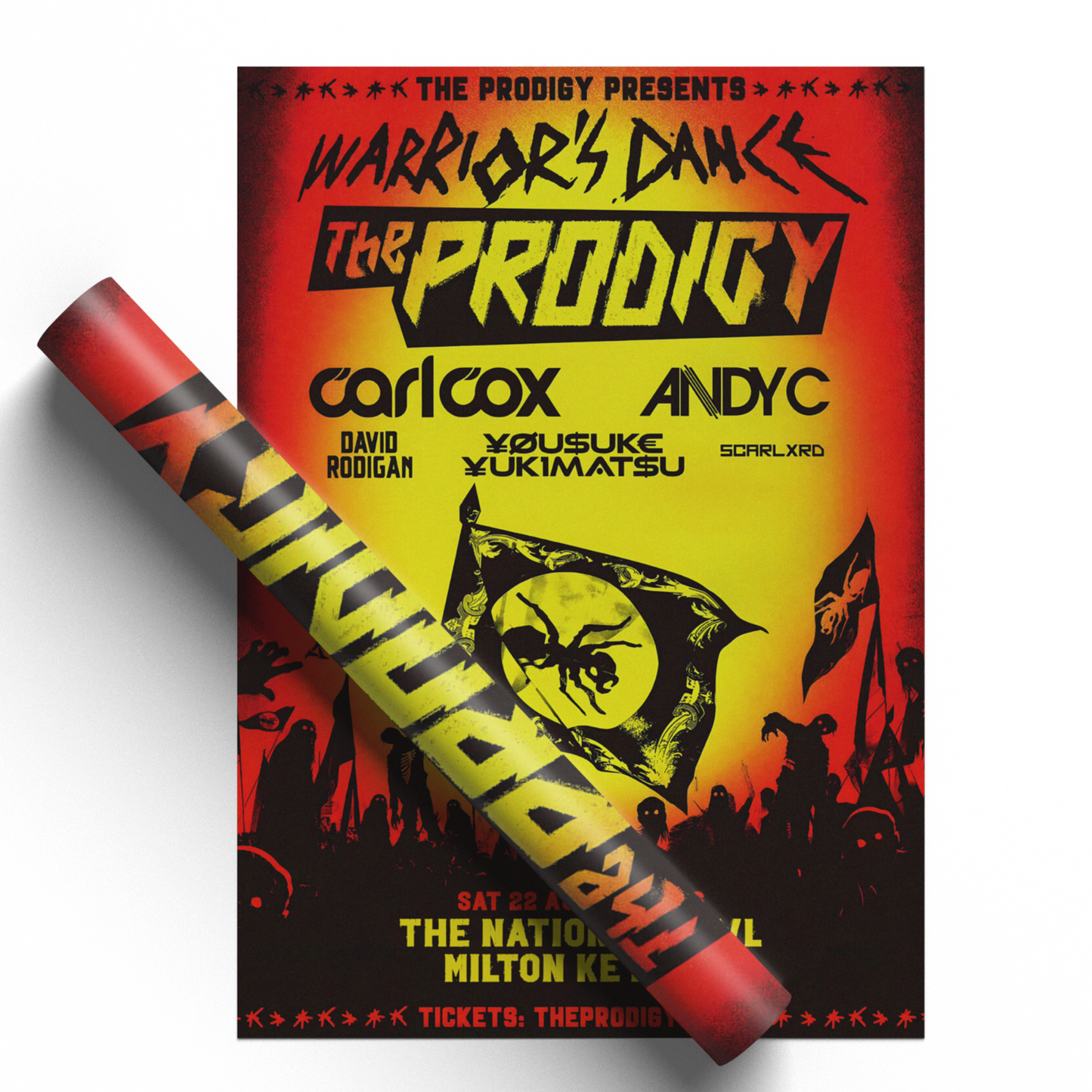 The Prodigy Poster Milton Keynes 2026 Poster For The Prodigy Fans Rock Poster