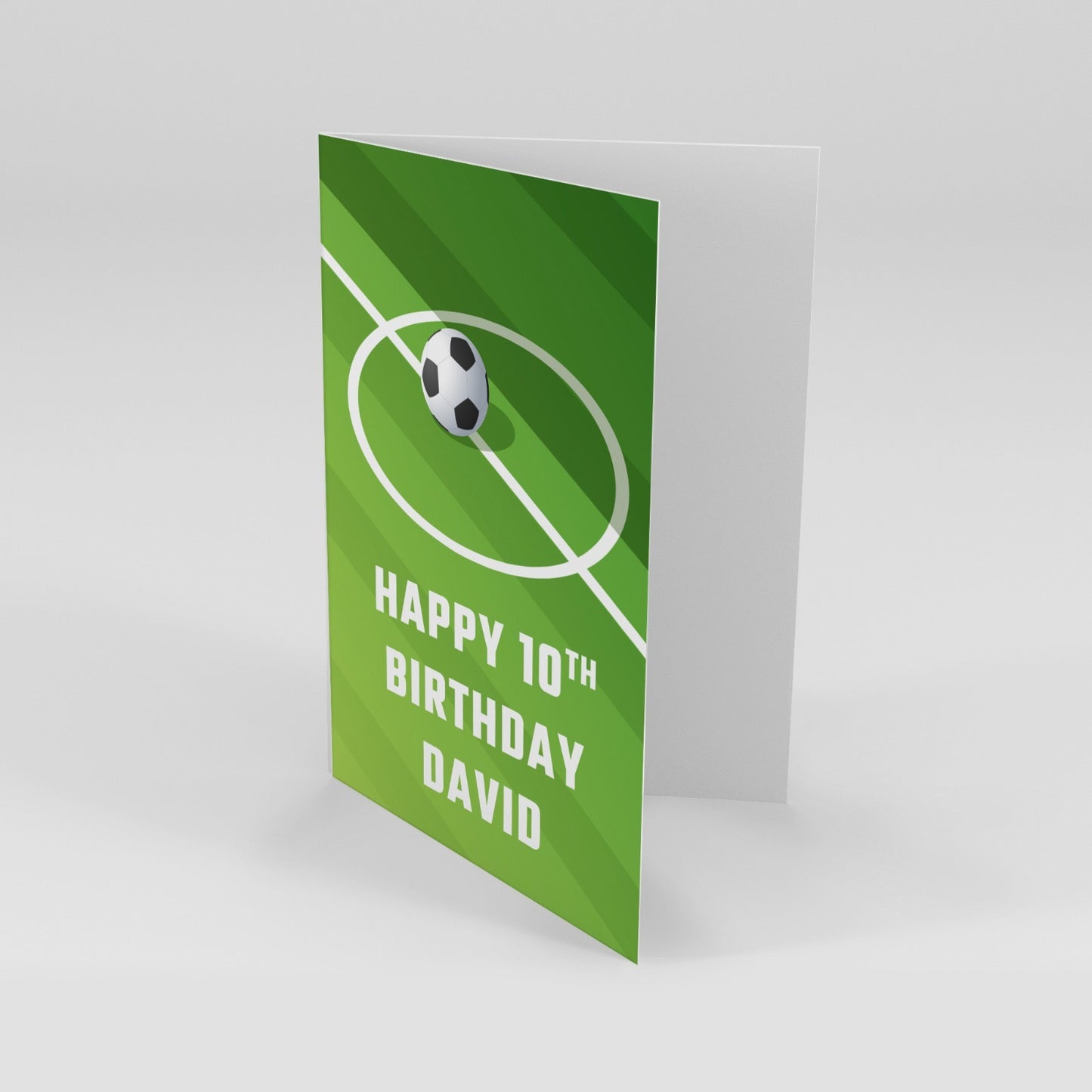 Football Birthday Card Boys Mens Son Grandson Nephew Personalised Any Age Card