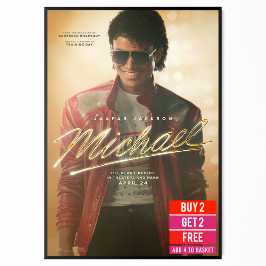 Michael 2026 Official Movie Poster A5 A4 A3