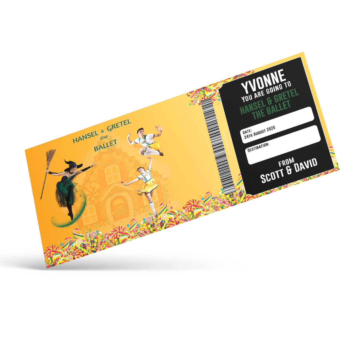 Hansel And Gretel The Ballet Theatre Ticket Personalised Musical Gift Surprise