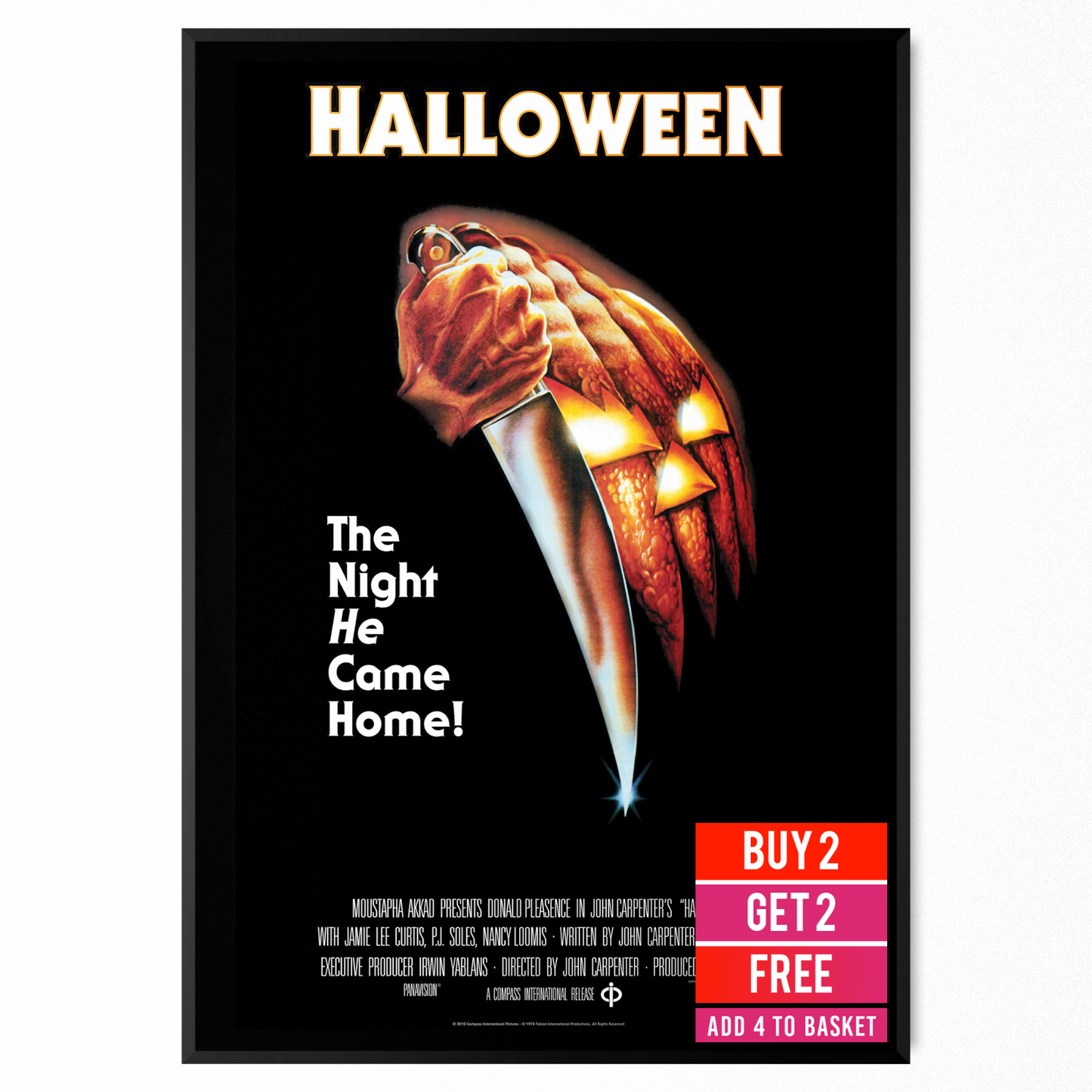 Halloween 1978 Movie Poster A5 A4 A3 For Halloween Fans Horror Movie Poster