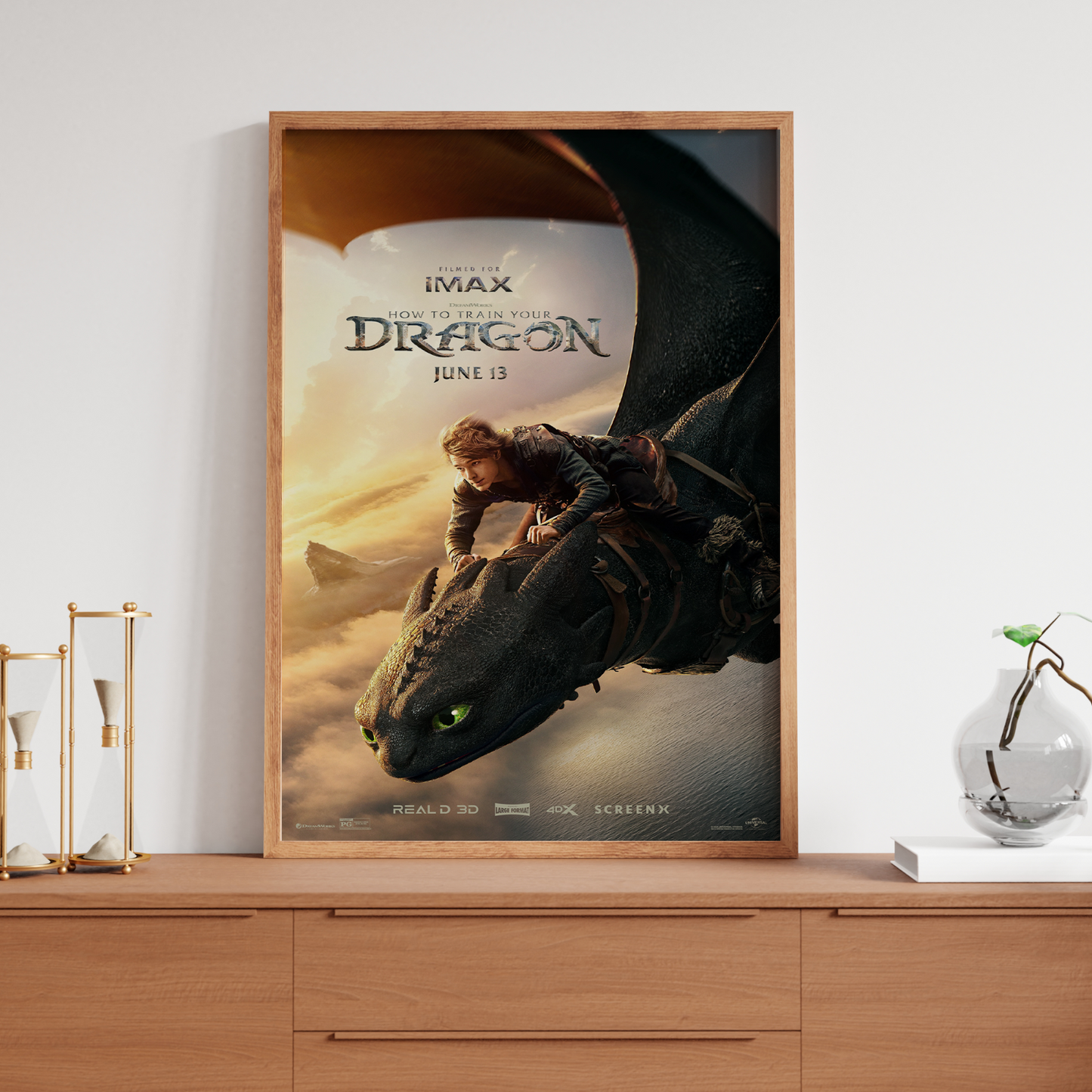 How to Train Your Dragon 2025 Movie Poster Print A5 A4 A3 Official Poster