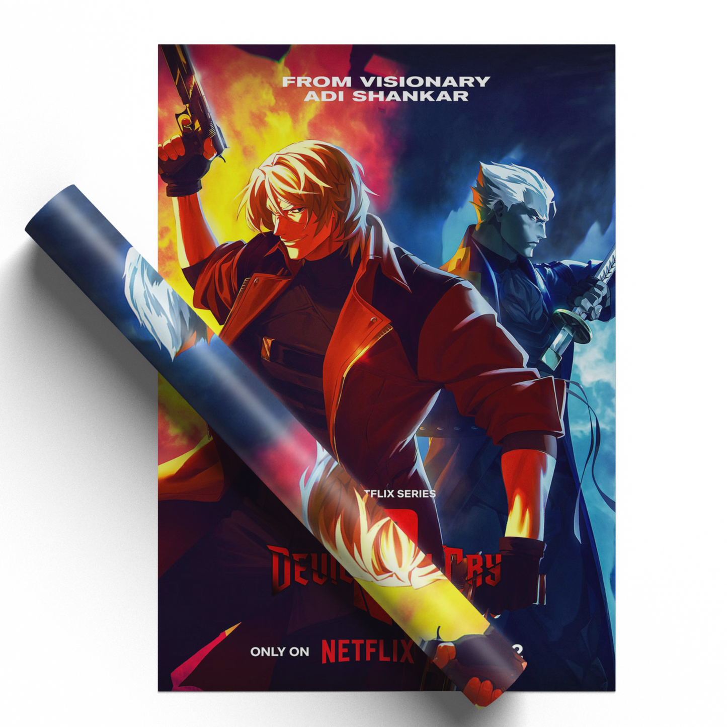 Devil May Cry TV Series Poster Season 2 Poster Bedroom Decor For DMC Fan