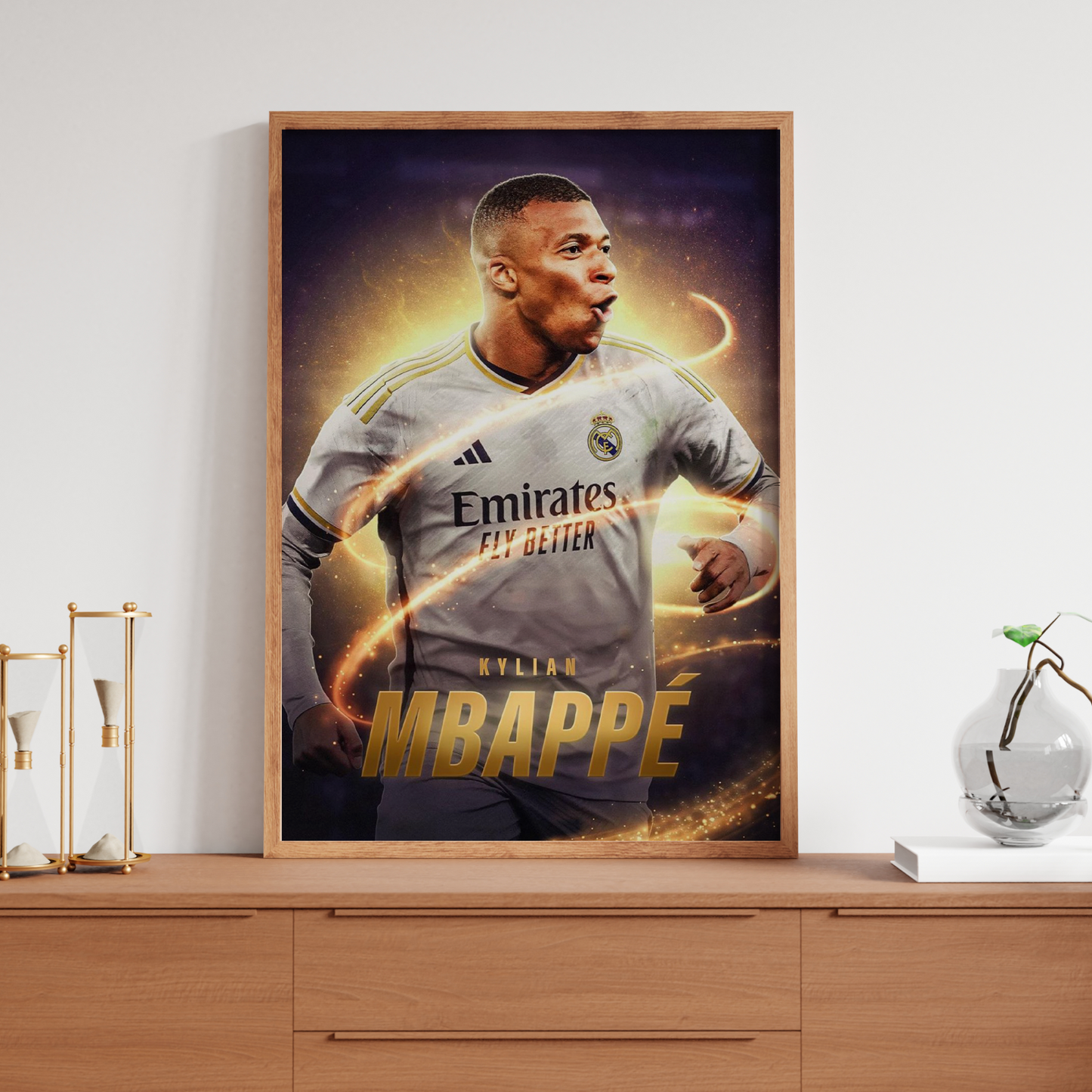 Kylian Mbappe Poster Football Real Madrid Football Player Poster A5 A4 A3