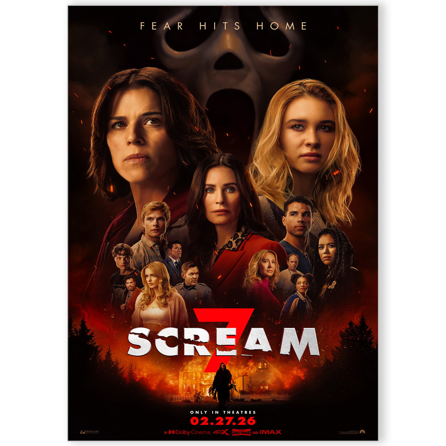 Scream 7 Horror Movie Poster 2026 Slasher Film Print A5–A3