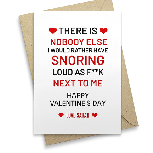 Funny Anniversary Card Rude Gift Funny Personalised Card for Husband Wife GF BF