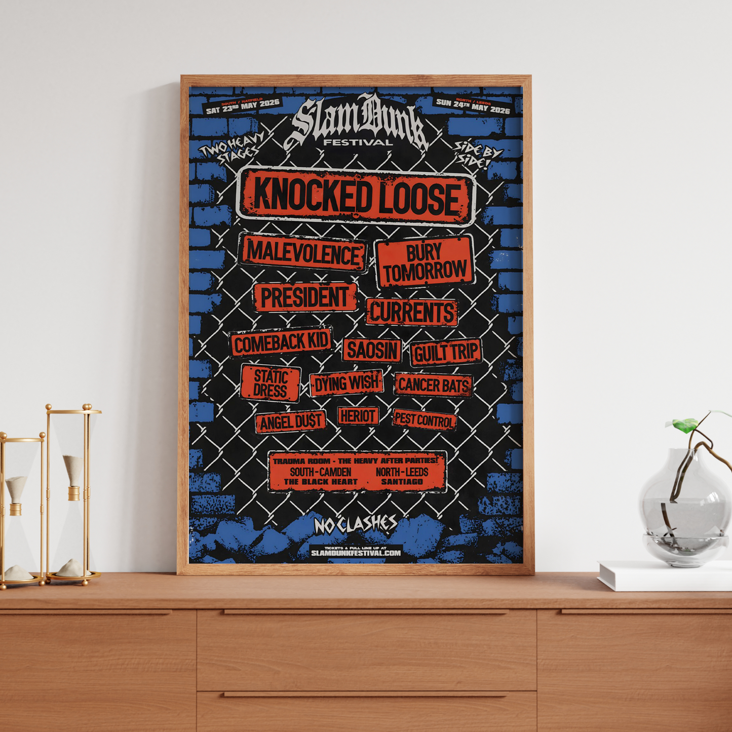 Slamdunk Line Up Poster Music Festival 2026 Print Home Bedroom Decor A5-A3