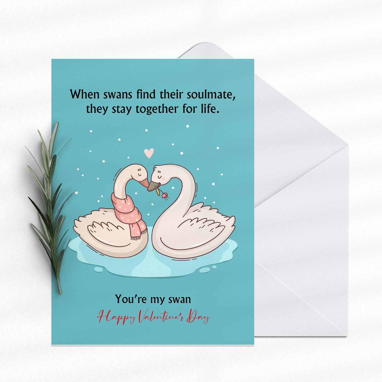 Valentine’s Day Card Cute Love Gift for Him or Her Husband Wife Boyfriend Girl