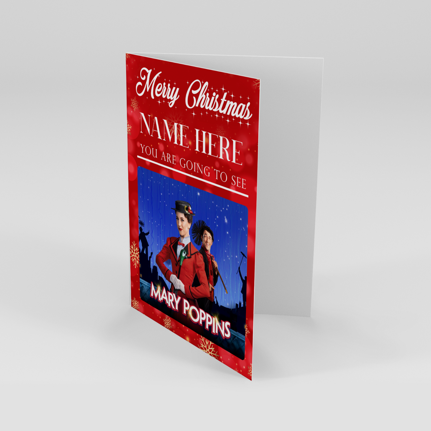 You're Going To See Mary Poppins Christmas Personalised Birthday Xmas Card