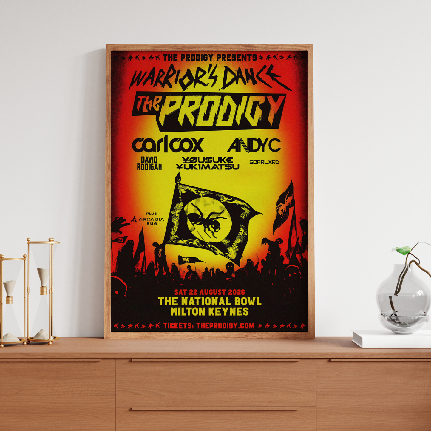 The Prodigy Poster Milton Keynes 2026 Poster For The Prodigy Fans Rock Poster