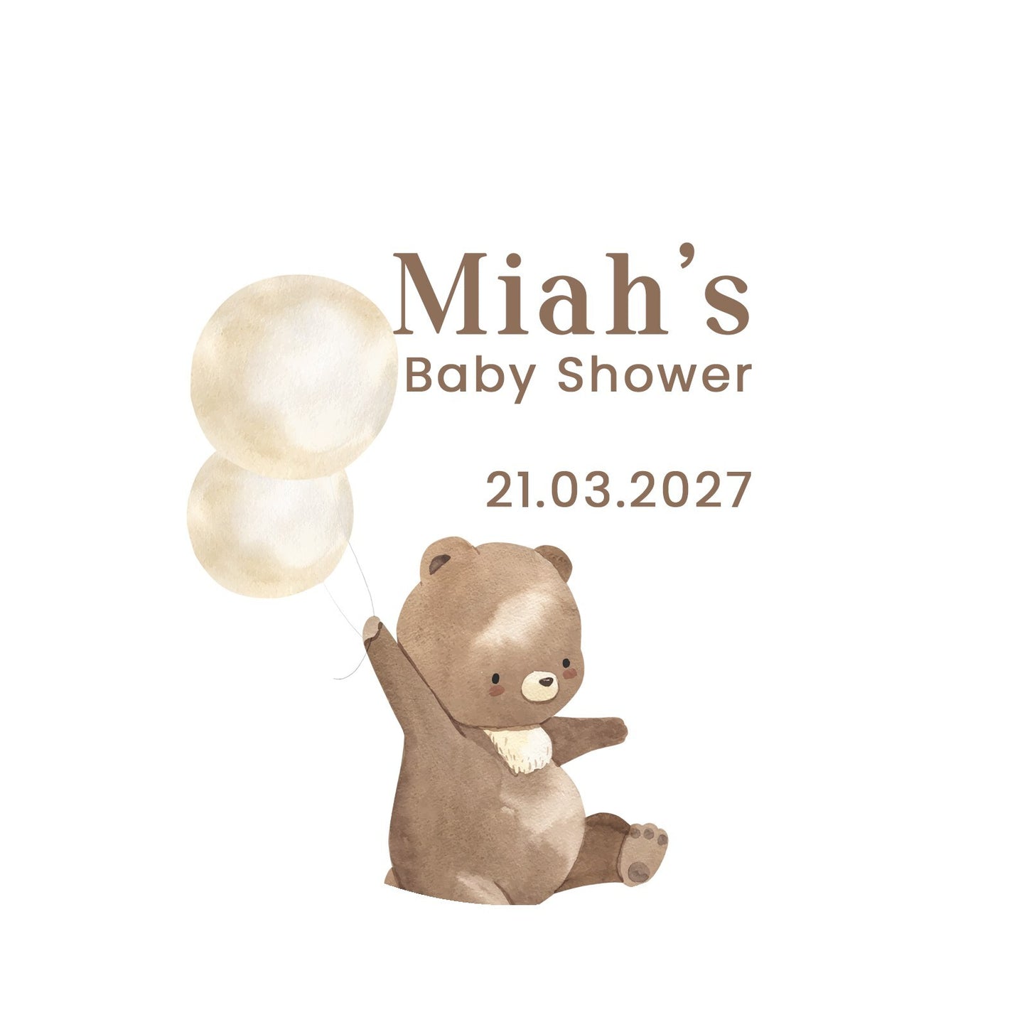 Baby Shower Stickers, Baby Favour, Personalised Thank You Stickers Decoration