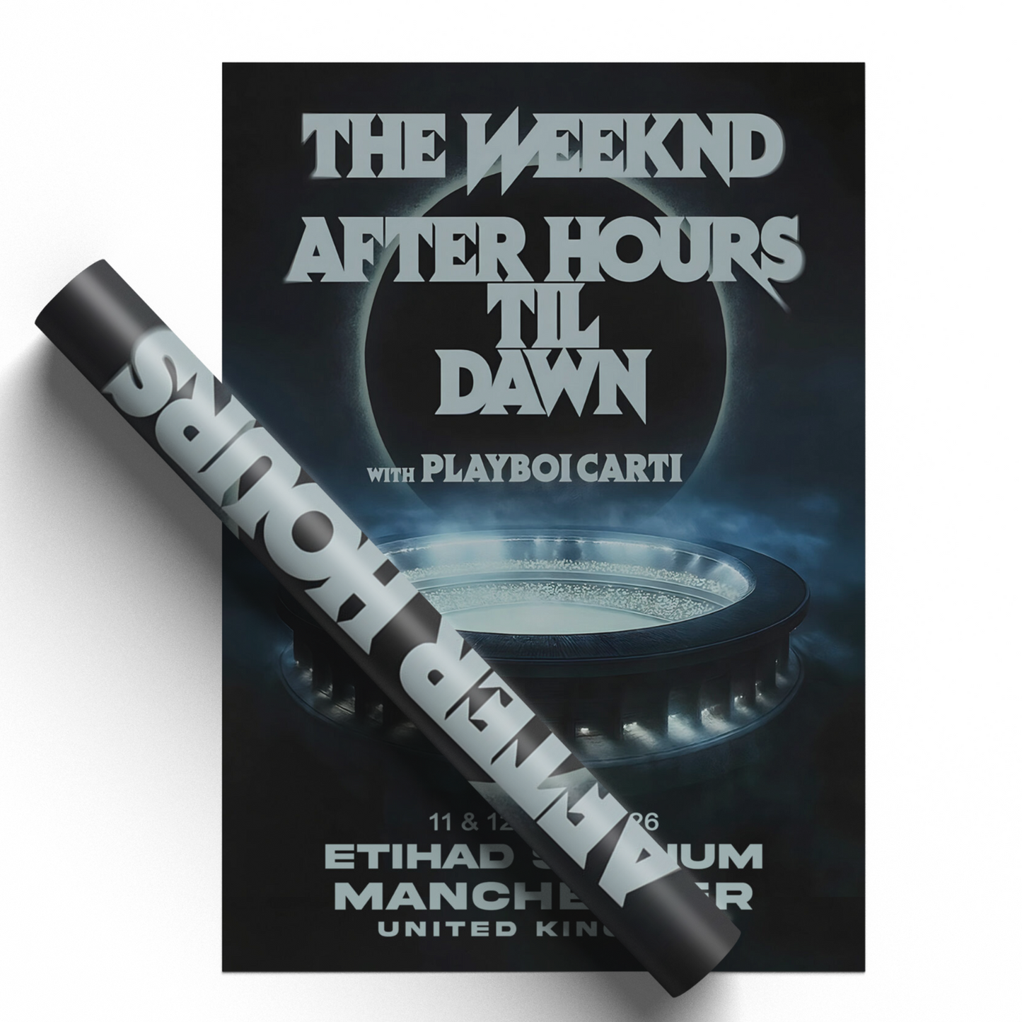 The Weeknd Poster 2026 Concert Poster For Weeknd Fans Manchester Concert Print