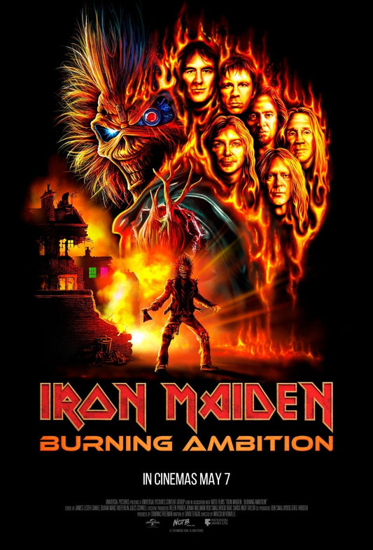 Iron Maiden Burning Ambition 2026 Movie Music Home Cinema Wall Decor A5-A3