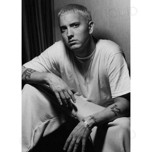 Eminem Poster Print - Rapper Wall Art Hip-Hop Music Poster High Quality A5-A3