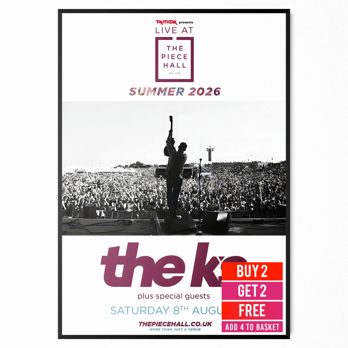 The K's Pretty On The Internet UK Concert Poster Summer 2026 Poster For K's Fans