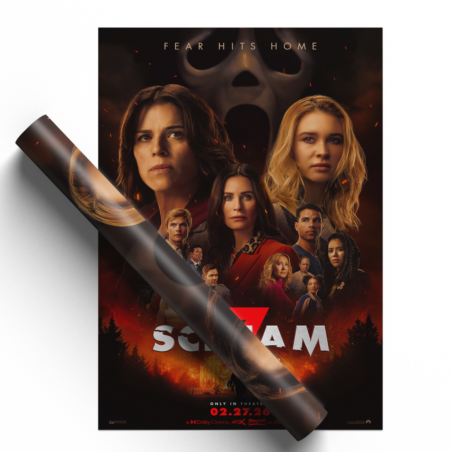 Scream 7 Horror Movie Poster 2026 Slasher Film Print A5–A3