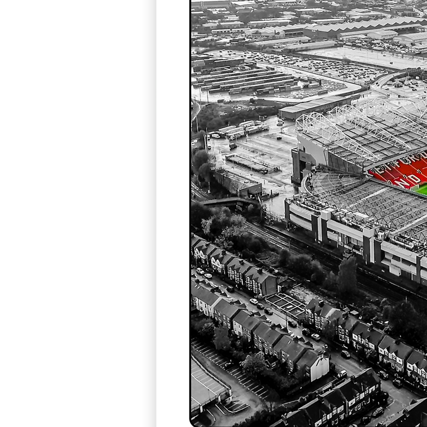 MANCHESTER UNITED FOOTBALL STADIUM PHOTO POSTER PRINT MAN U FANS | A5 A4 A3 |